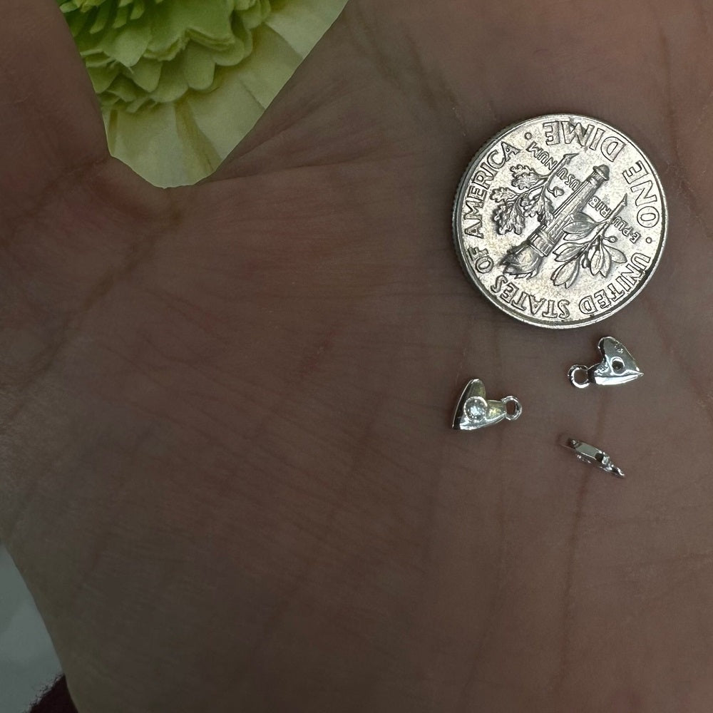Diamond Heart Charm