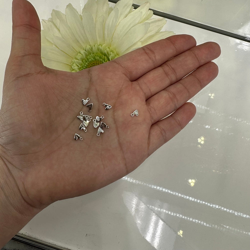 Diamond Heart Charm