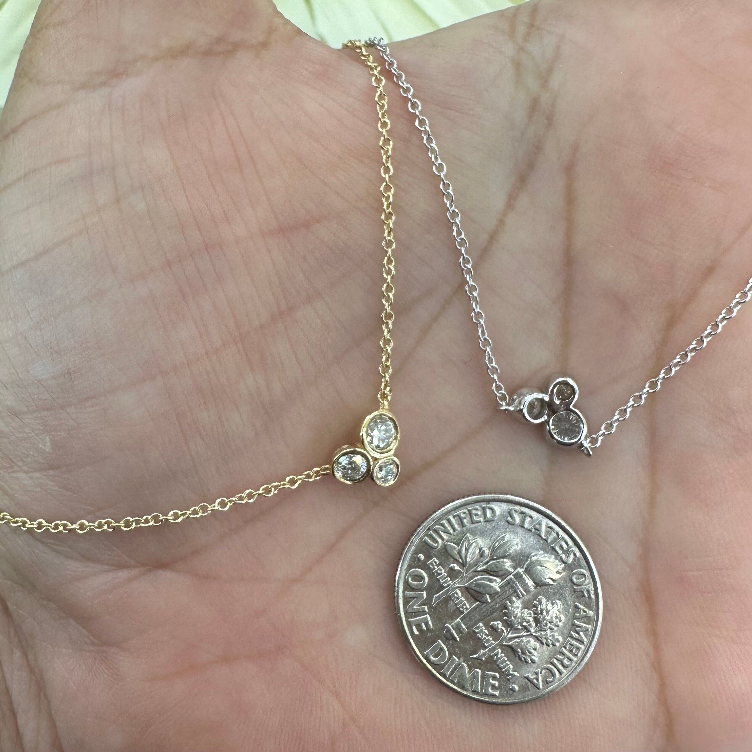 3 Diamond Necklace