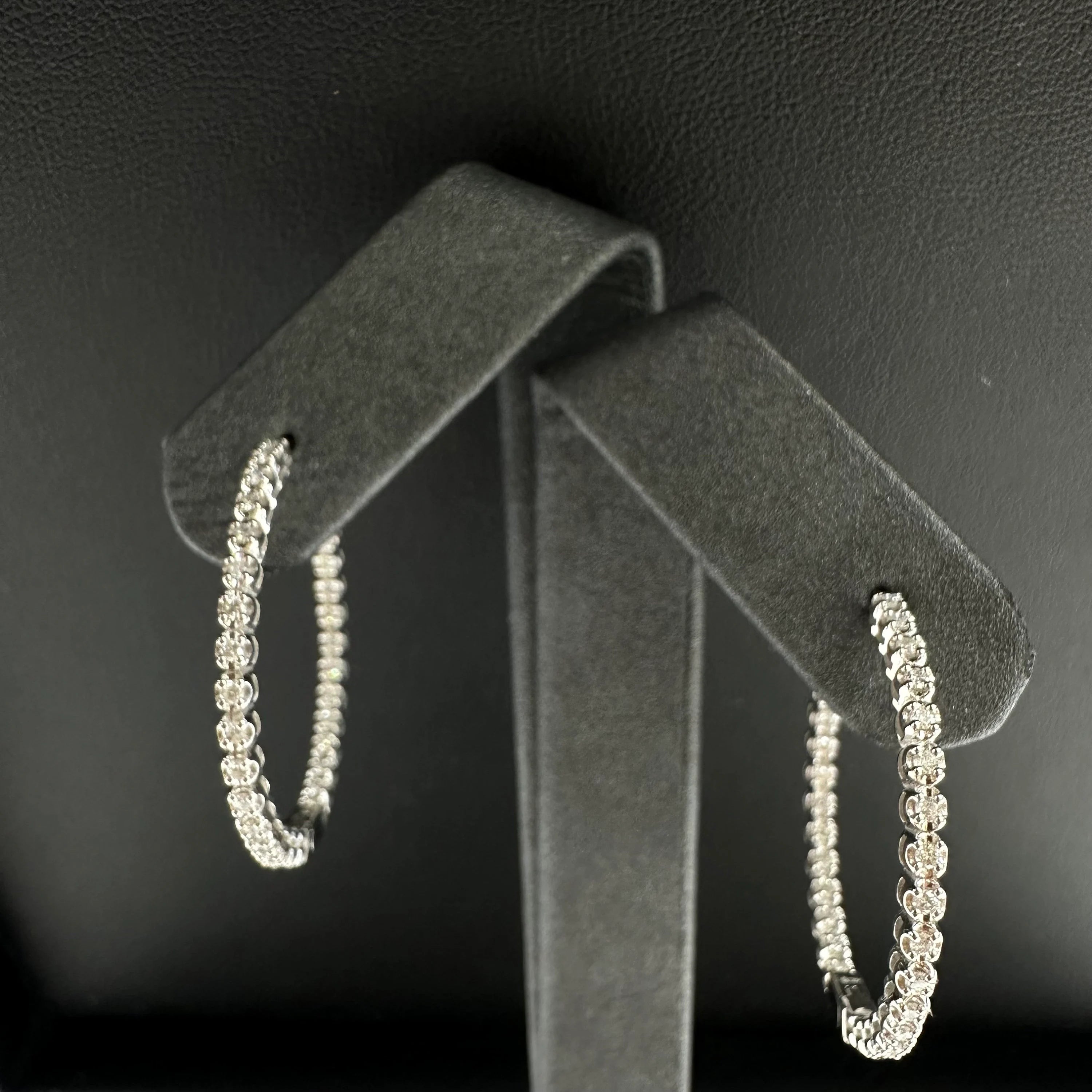 Diamond Hoop Earring
