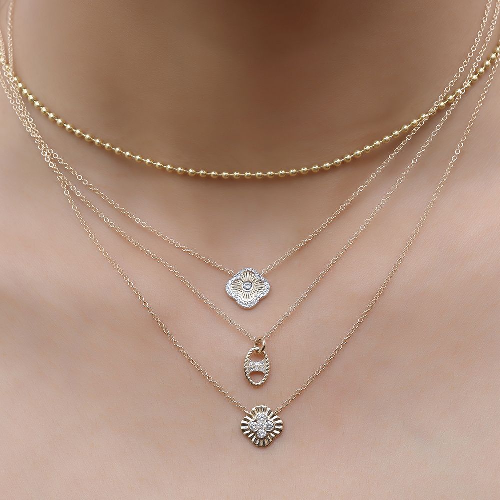 Diamond Clover Necklace