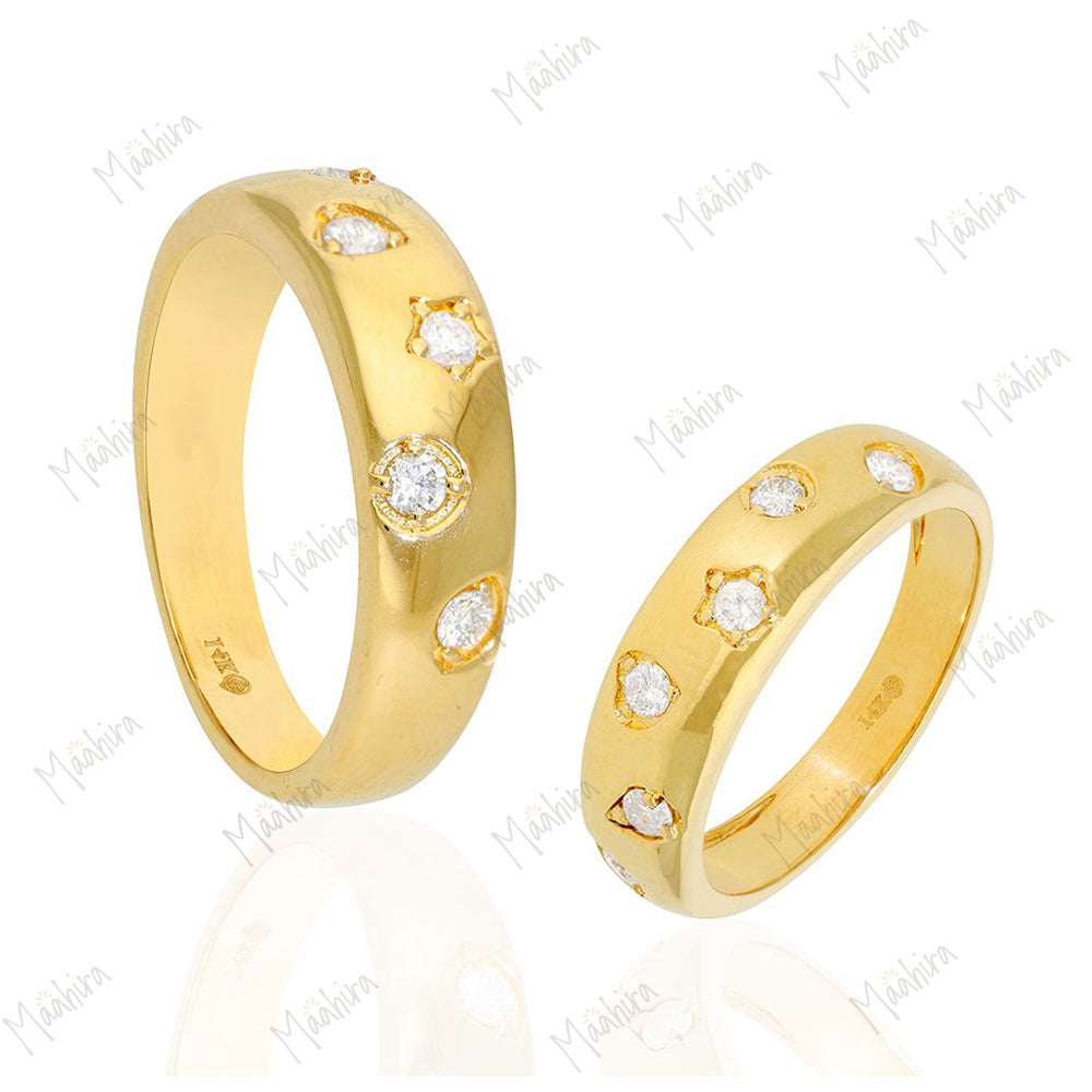 Diamond Band Ring in US Size 7