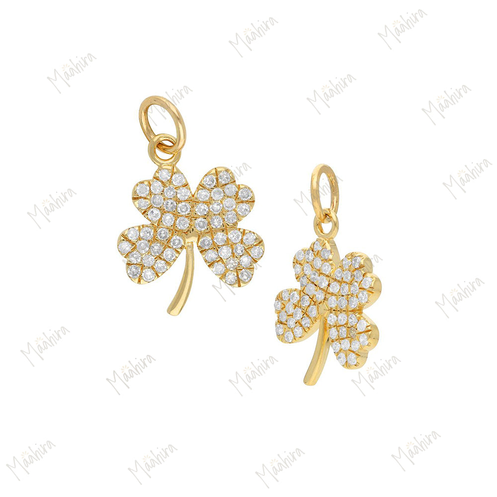 Diamond Clover Pendant