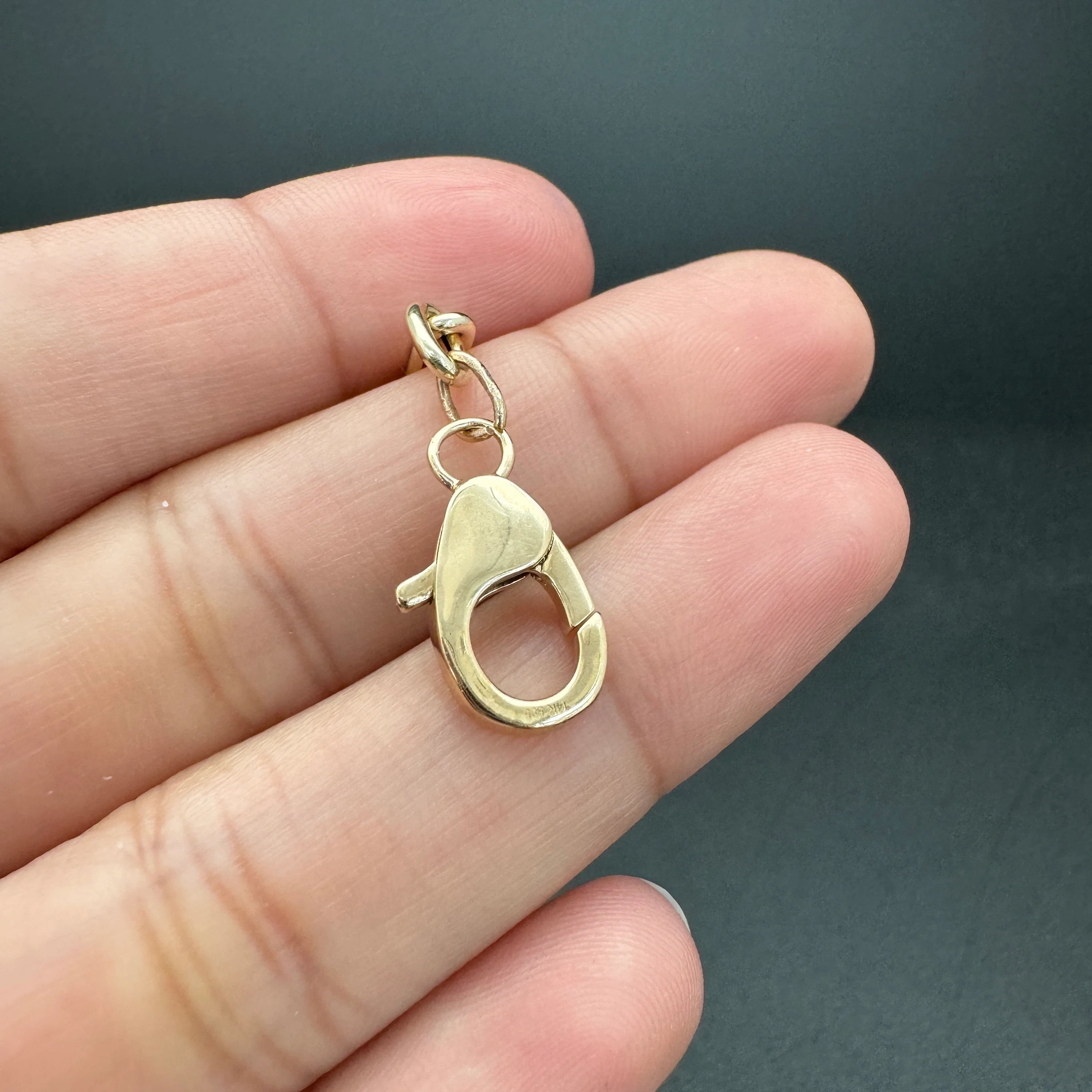 Diamond Lobster Clasp 13x8mm