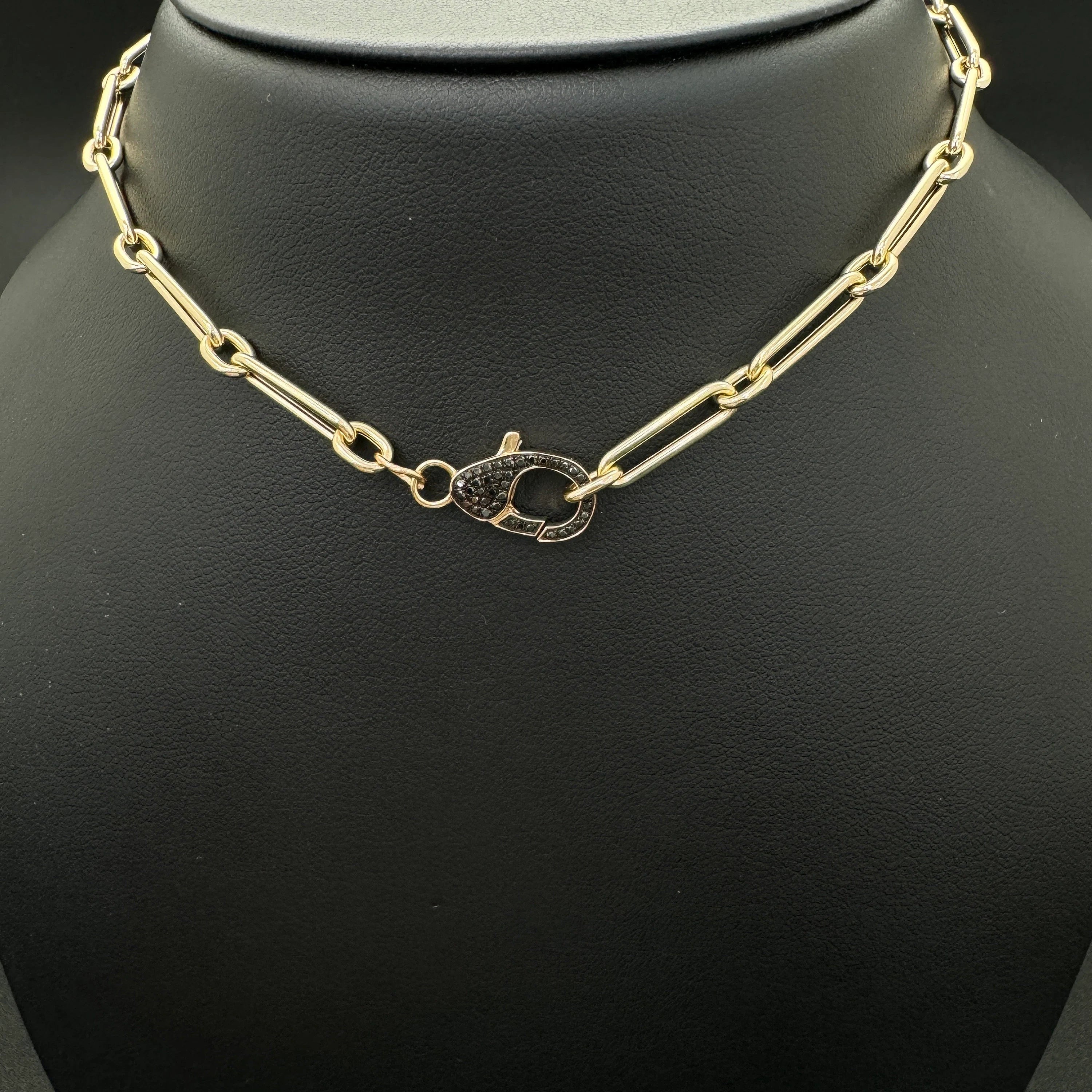 Diamond Lobster Clasp 13x8mm