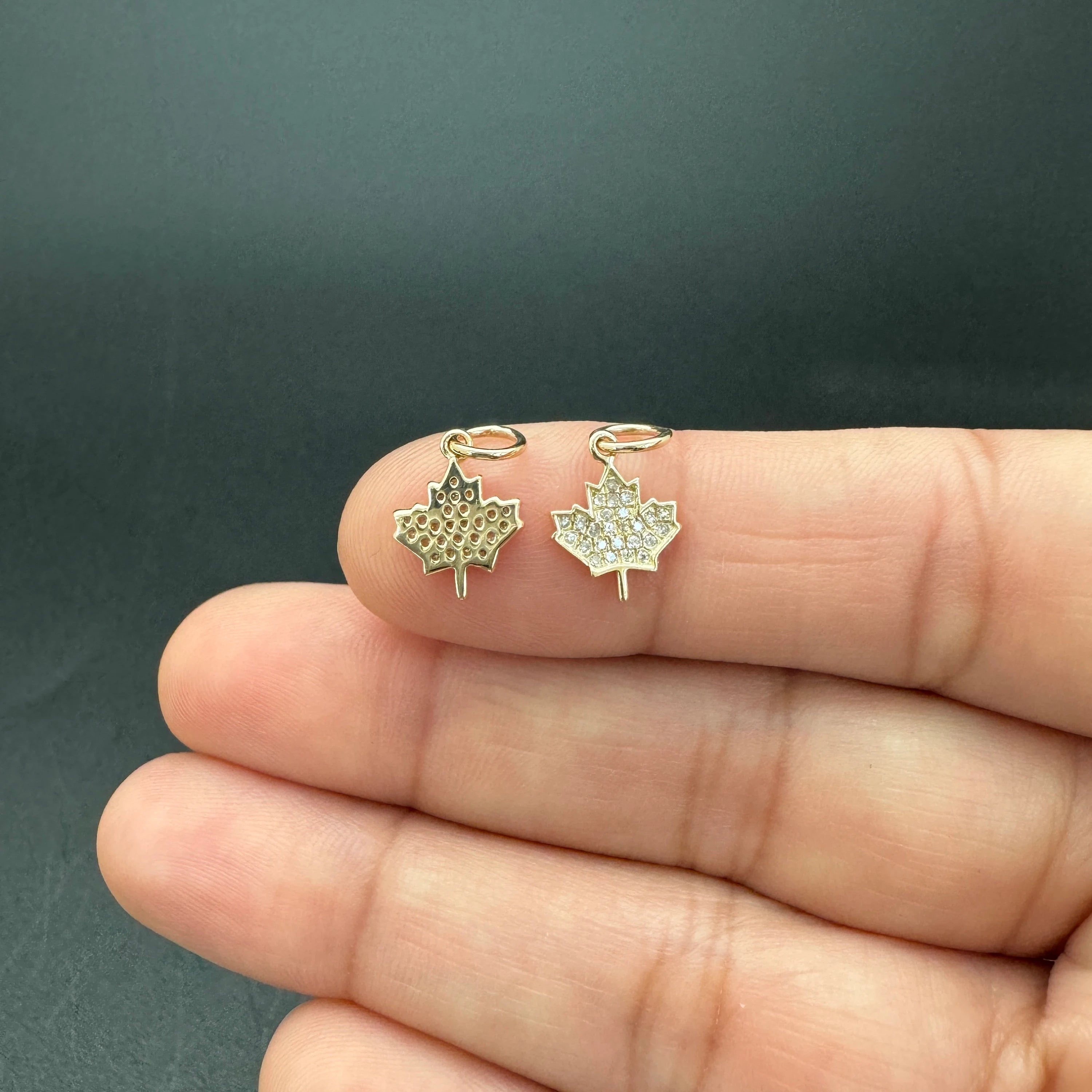 Maple Leaf Charm
