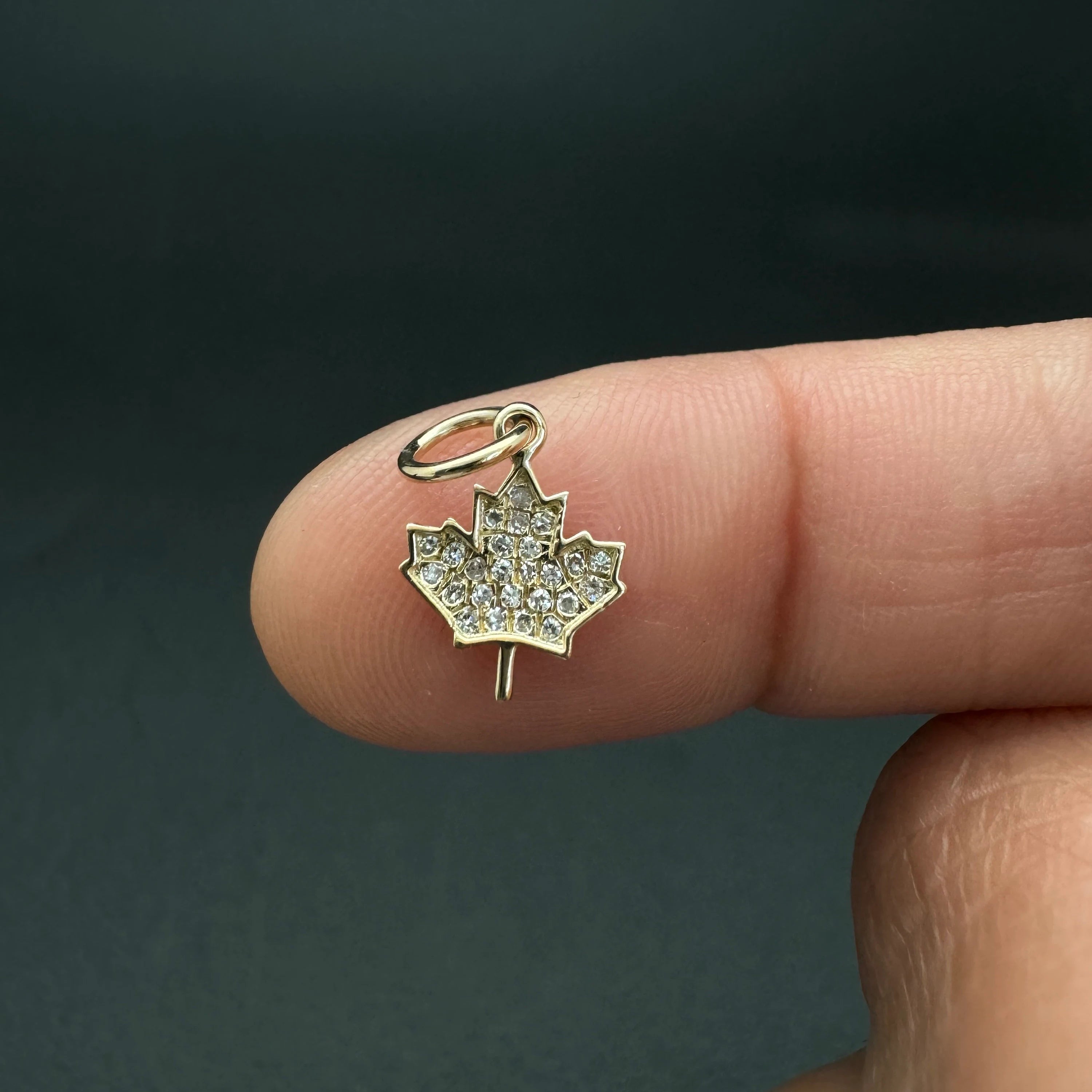 Maple Leaf Charm