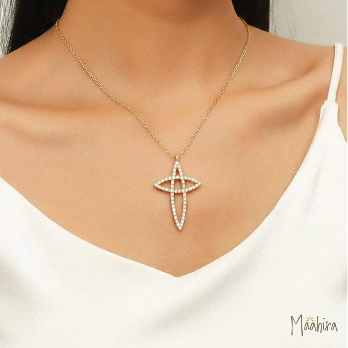 Diamond Cross Necklace
