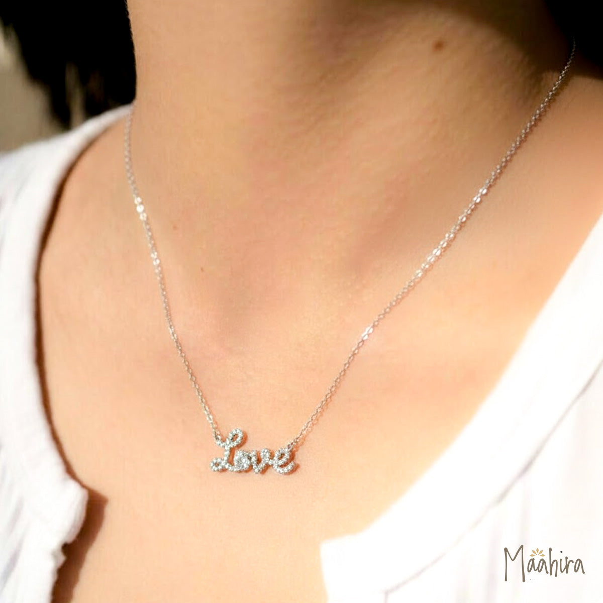 Diamond Love Necklace