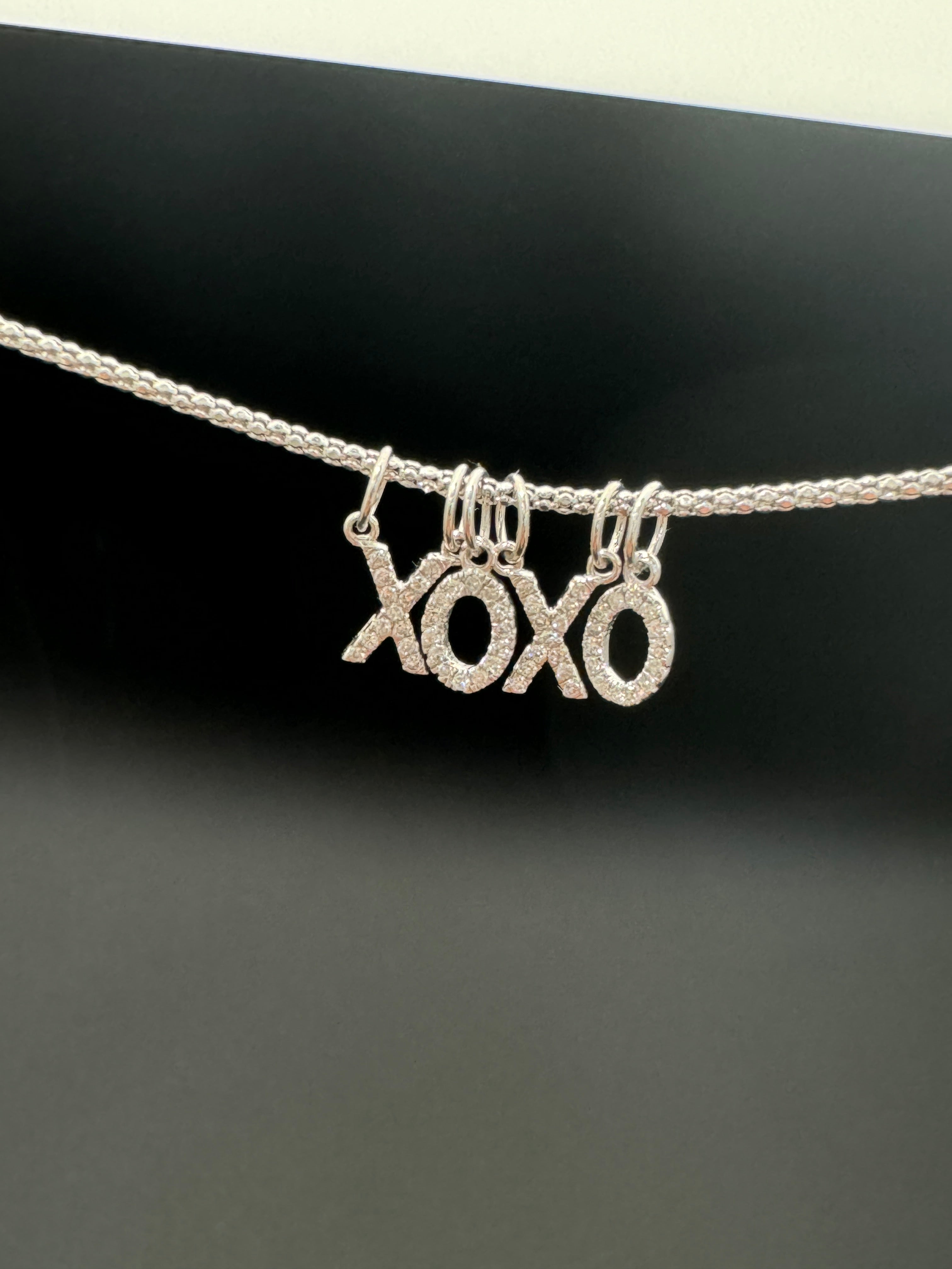 "Q" Diamond Charm