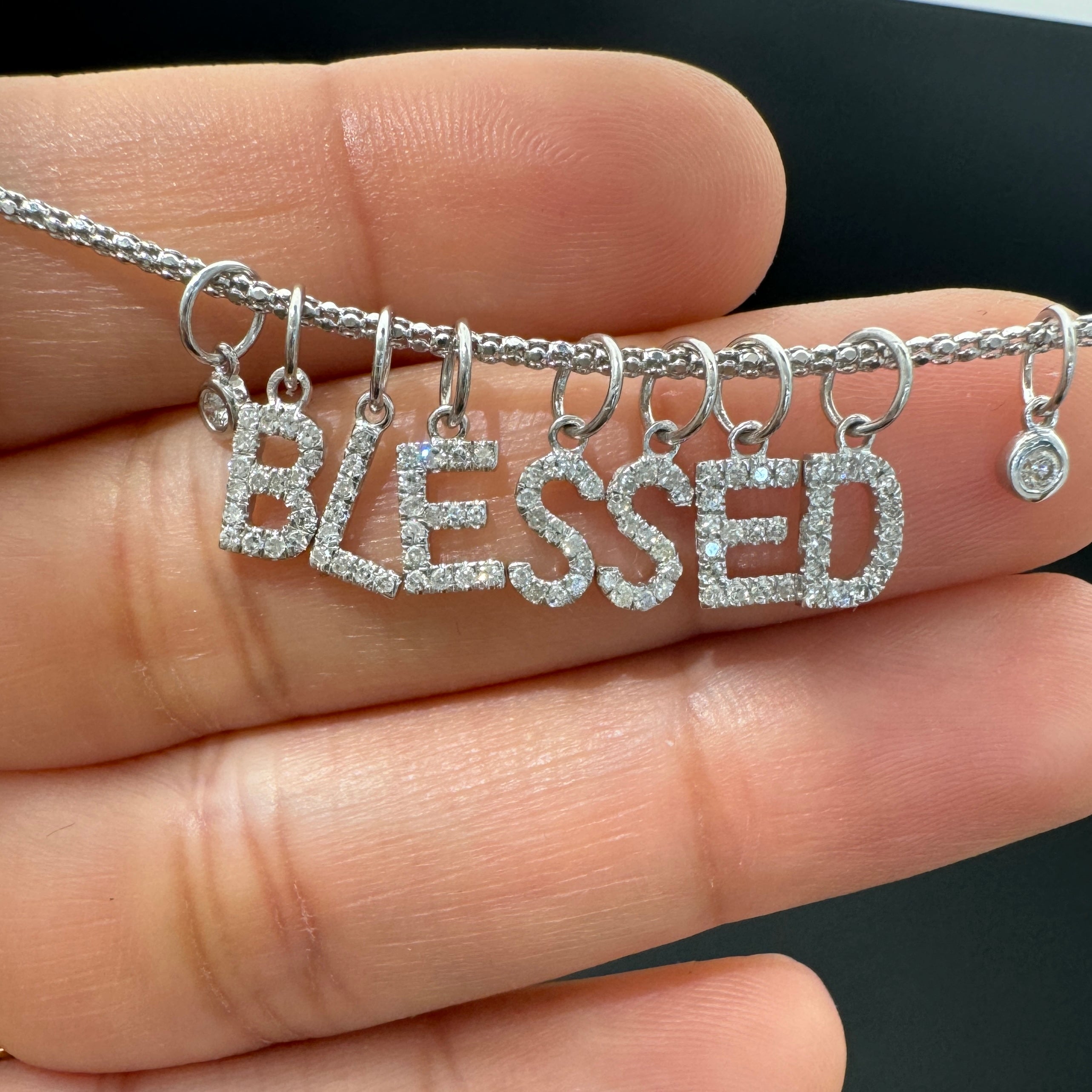 "D" Diamond Charm