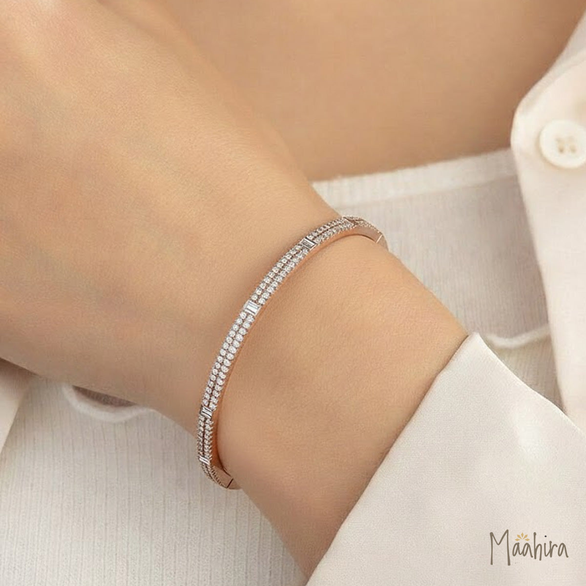 Rose Gold Diamond Bracelet