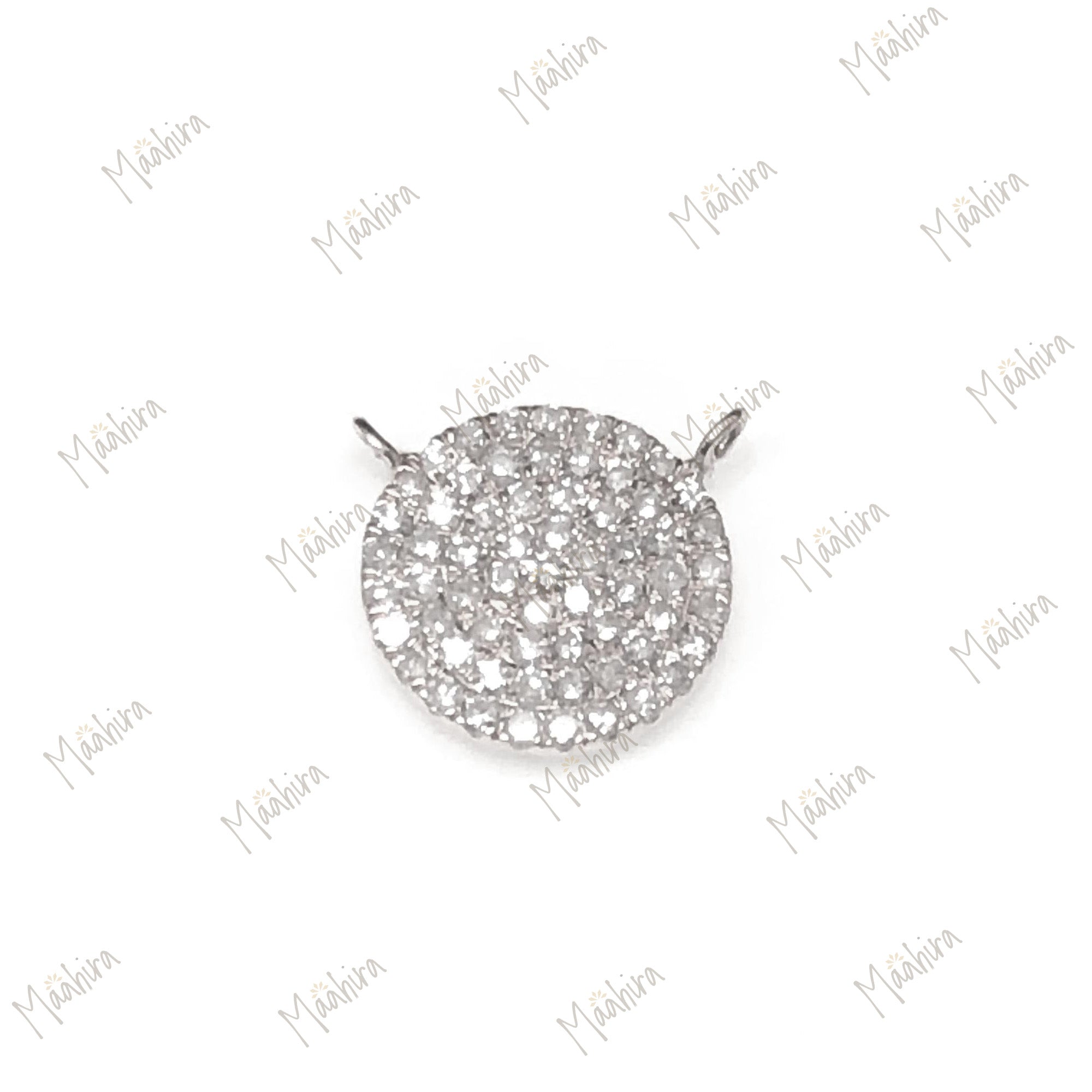 Round Disc Pendant Charm