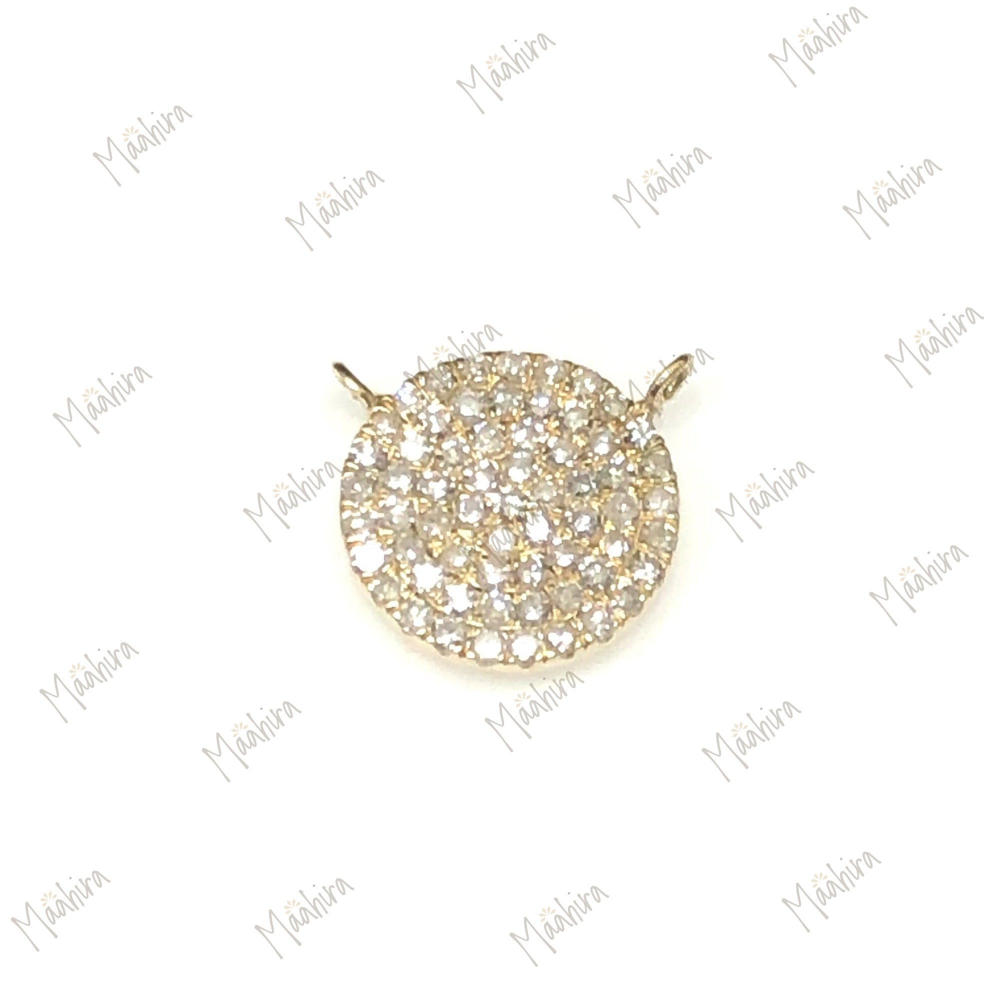 Round Disc Pendant Charm
