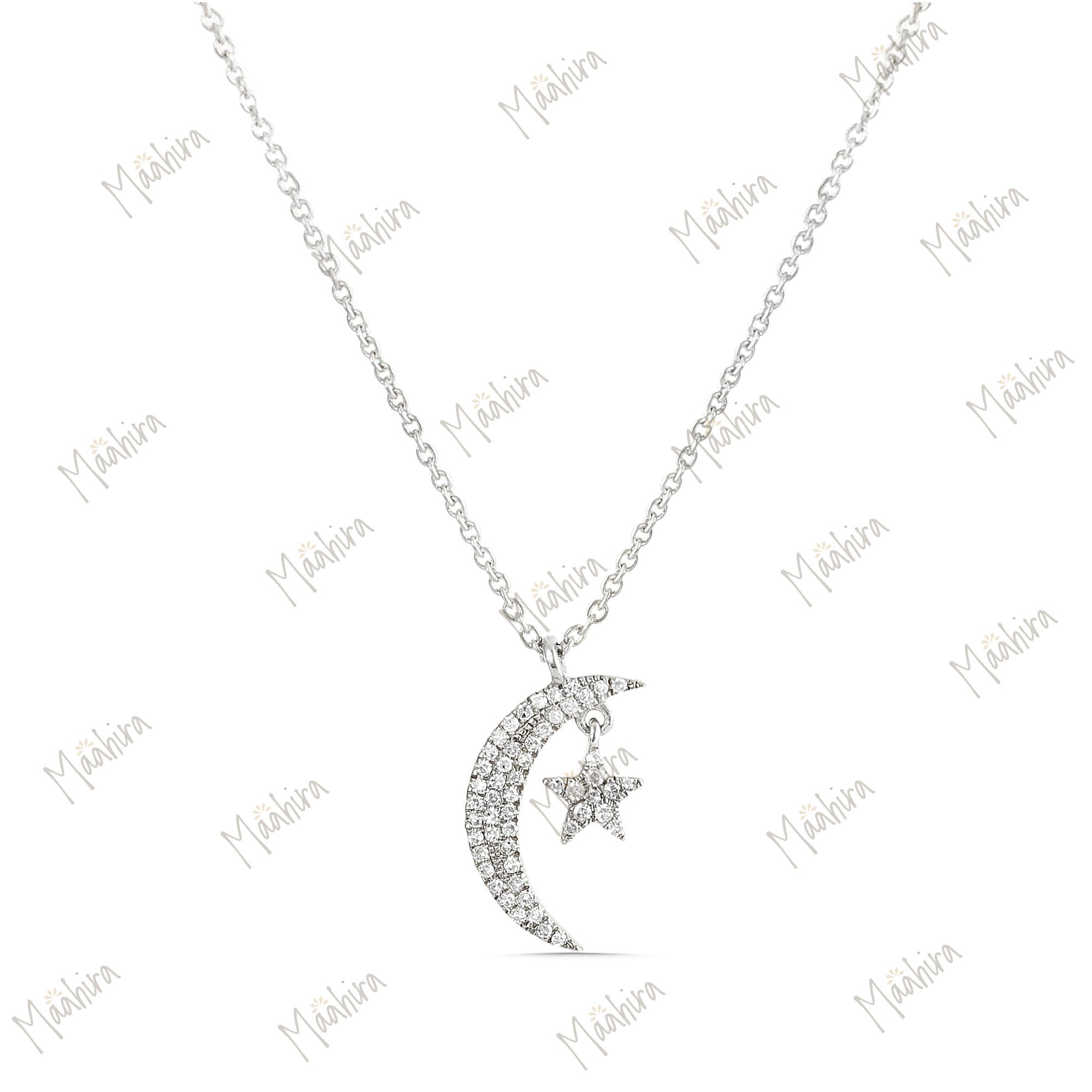 Moon & Star Necklace