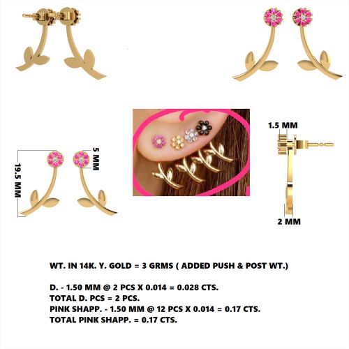 Black Diamond Earrings