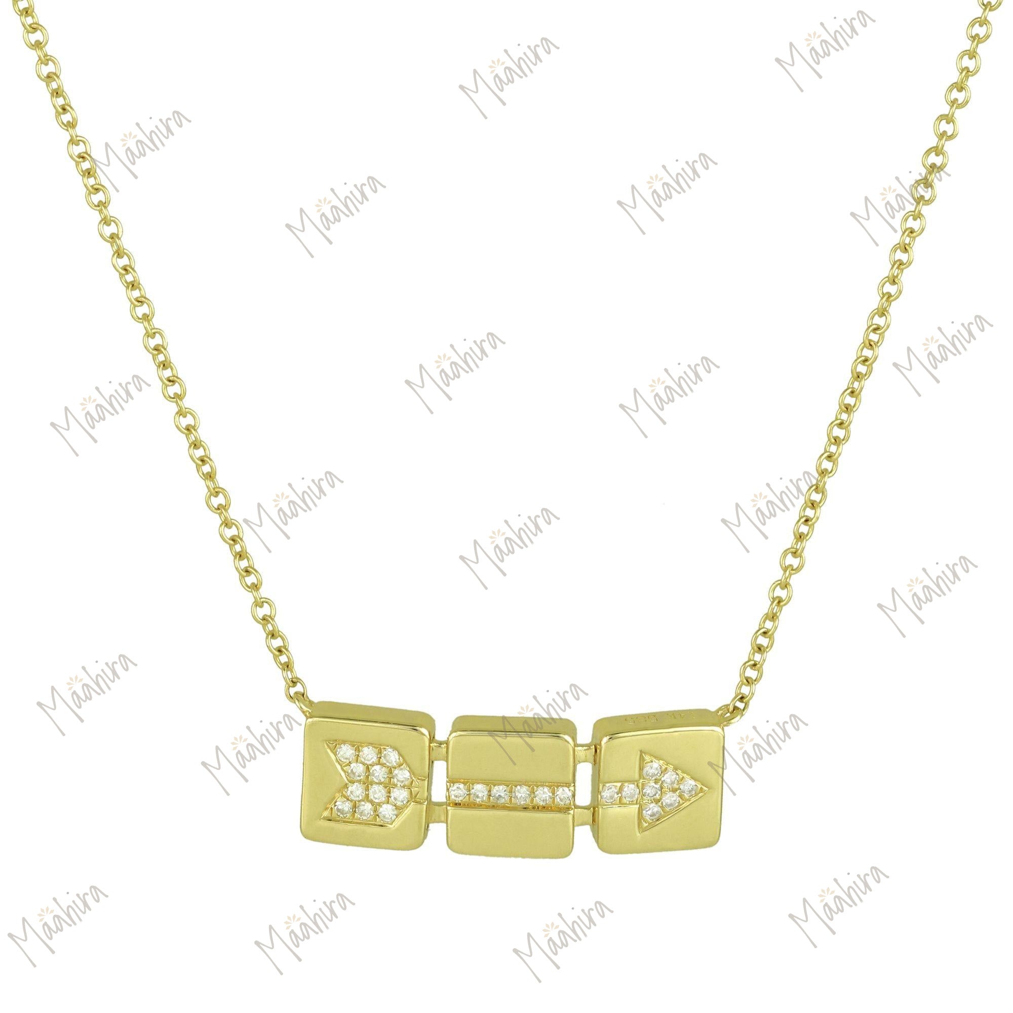 Diamond Arrow Necklace