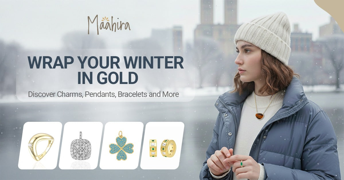 How to Style Gold Jewelry with Fall-Winter Outfits | Maahira Jewels Styling Guide