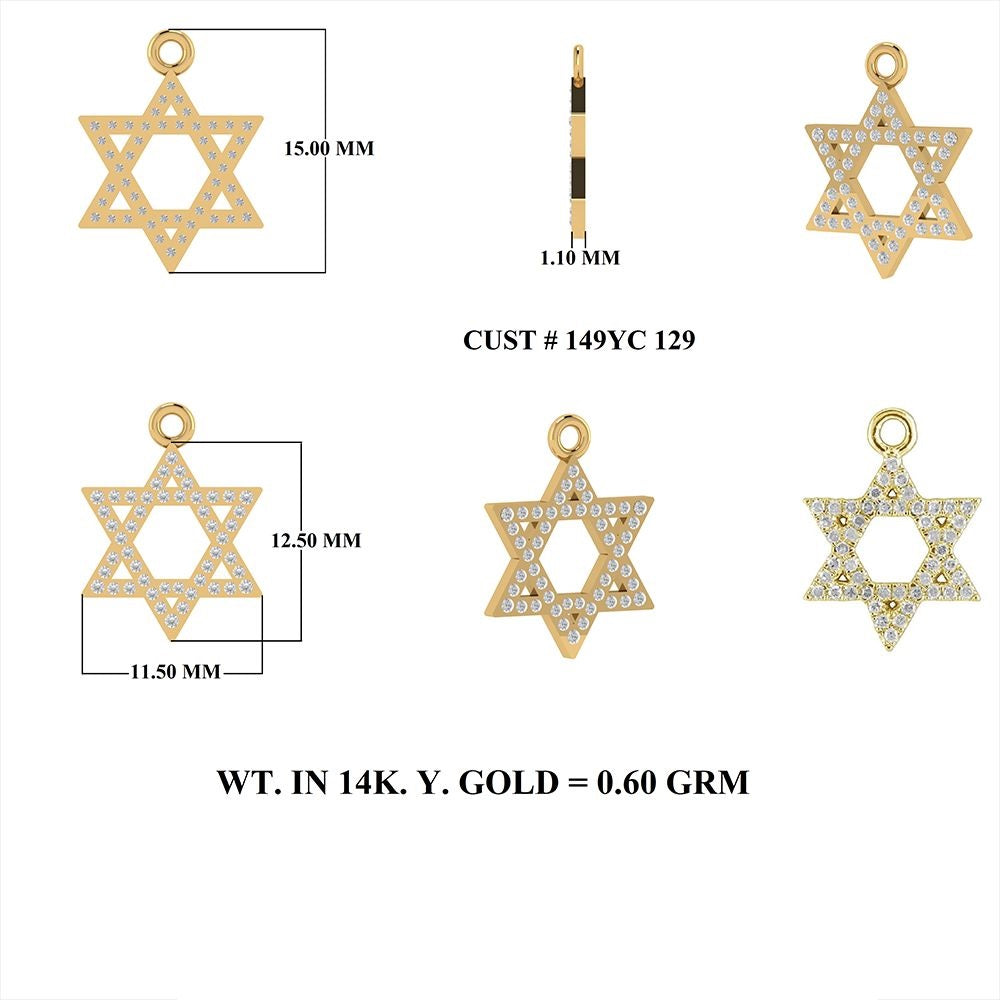 Diamond Star Charm