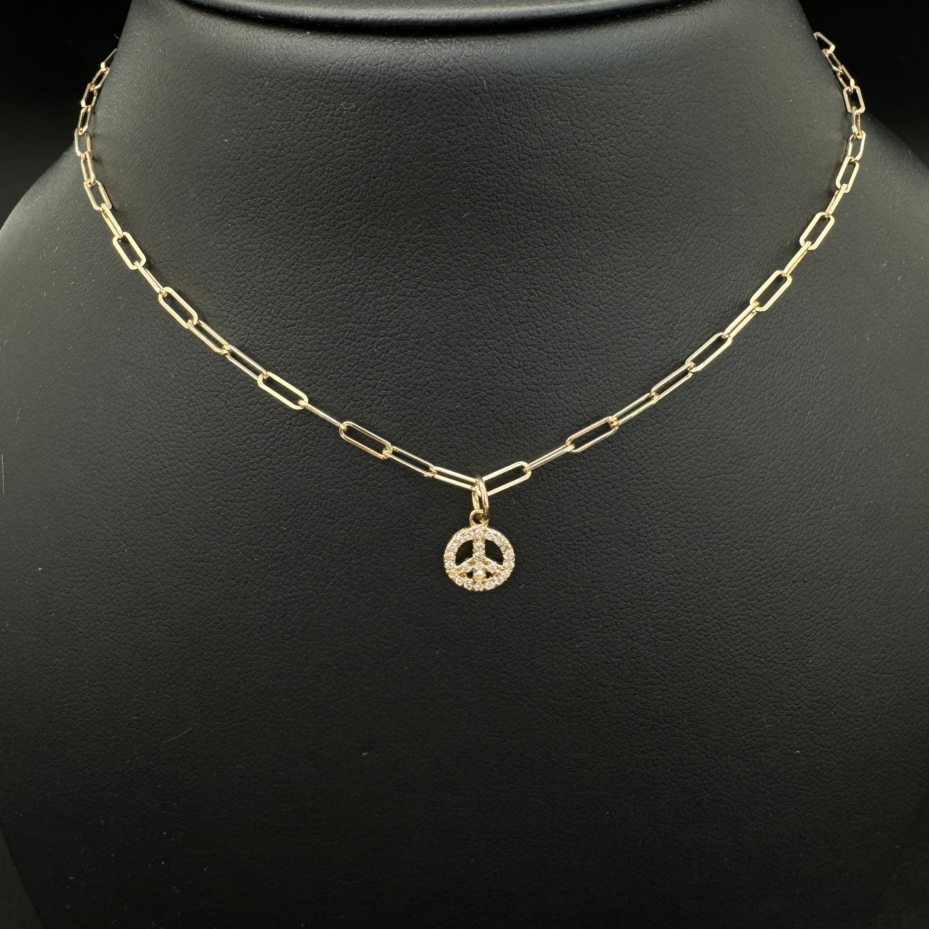 Diamond Peace Charm