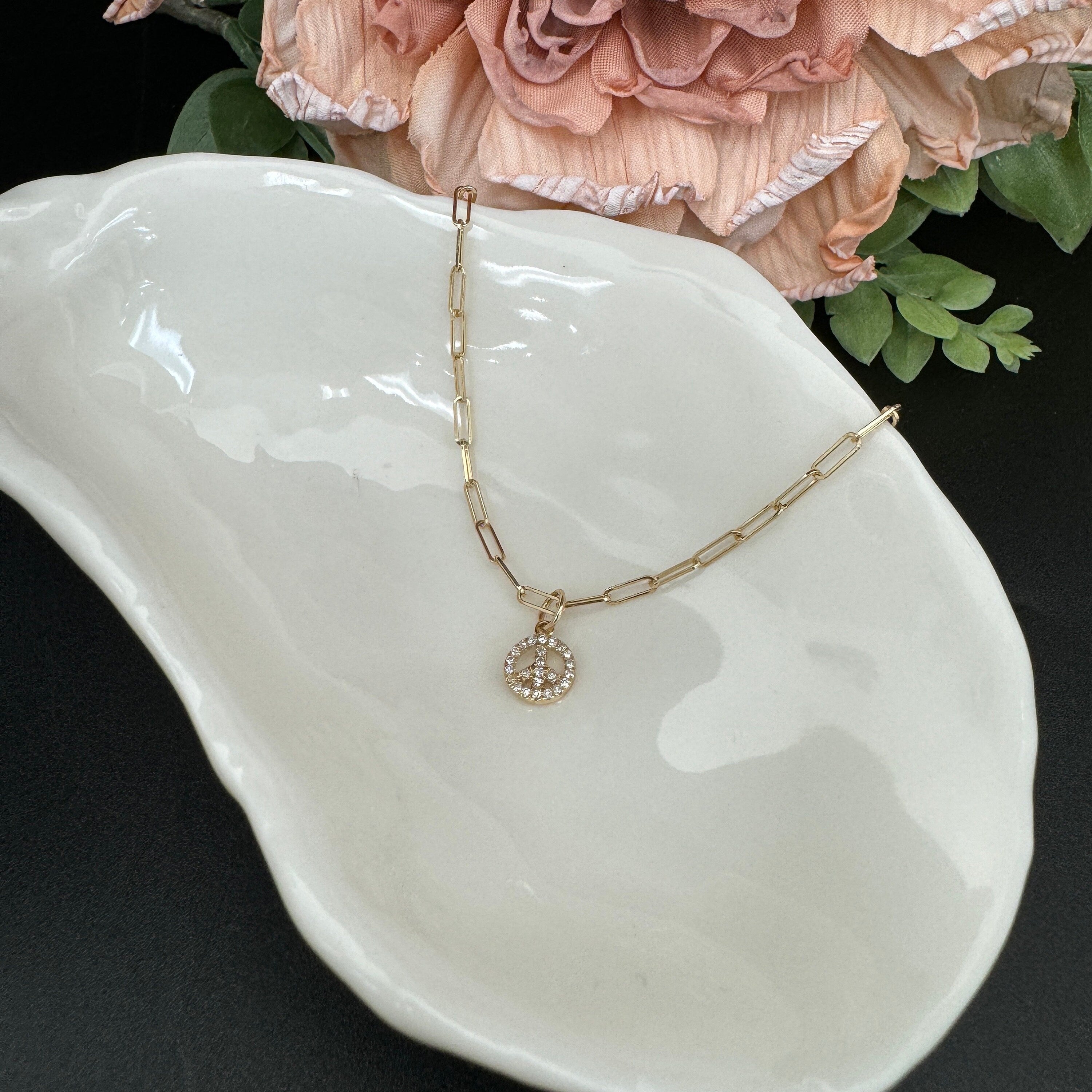 Diamond Peace Charm