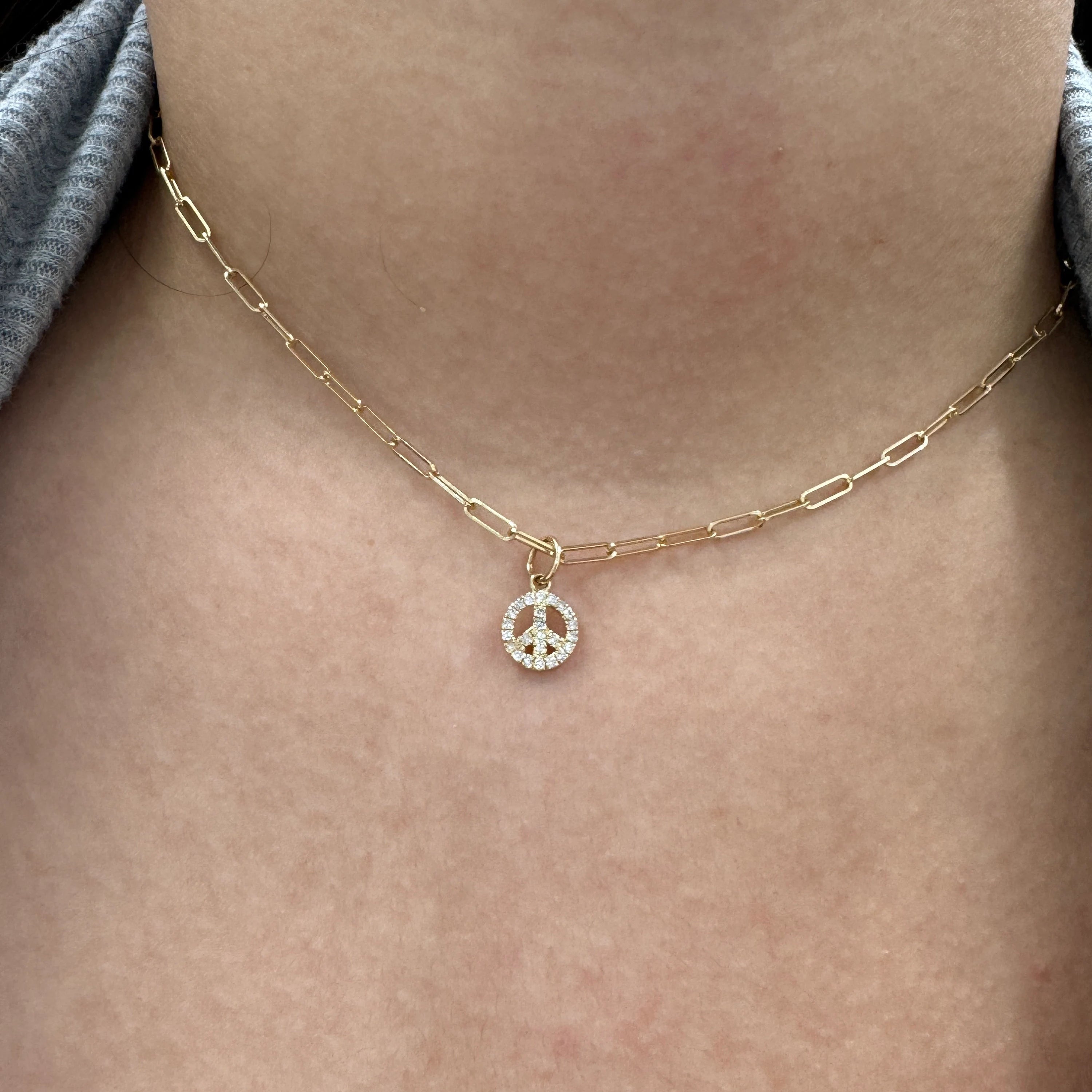 Diamond Peace Charm