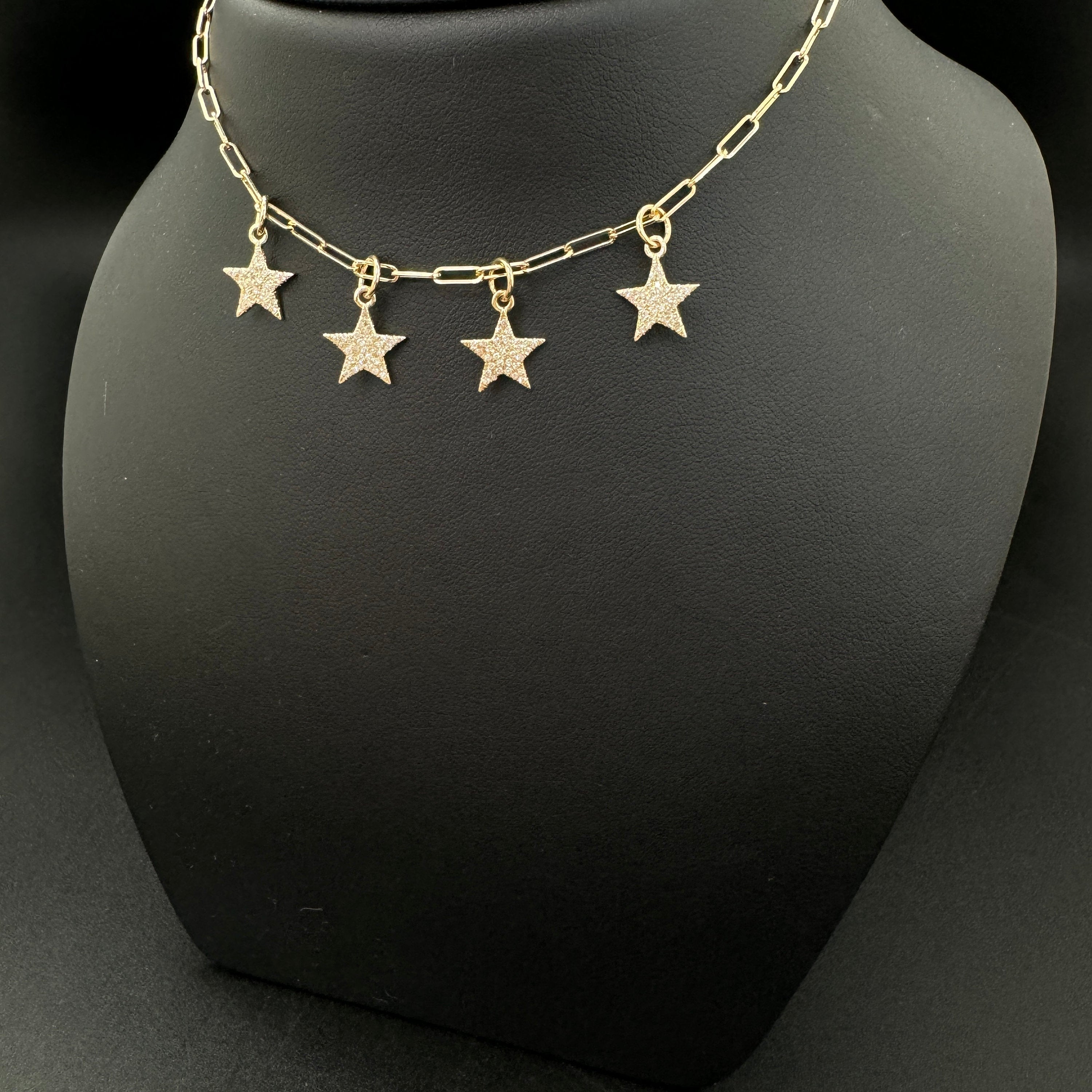 Diamond Star Charm 10mm