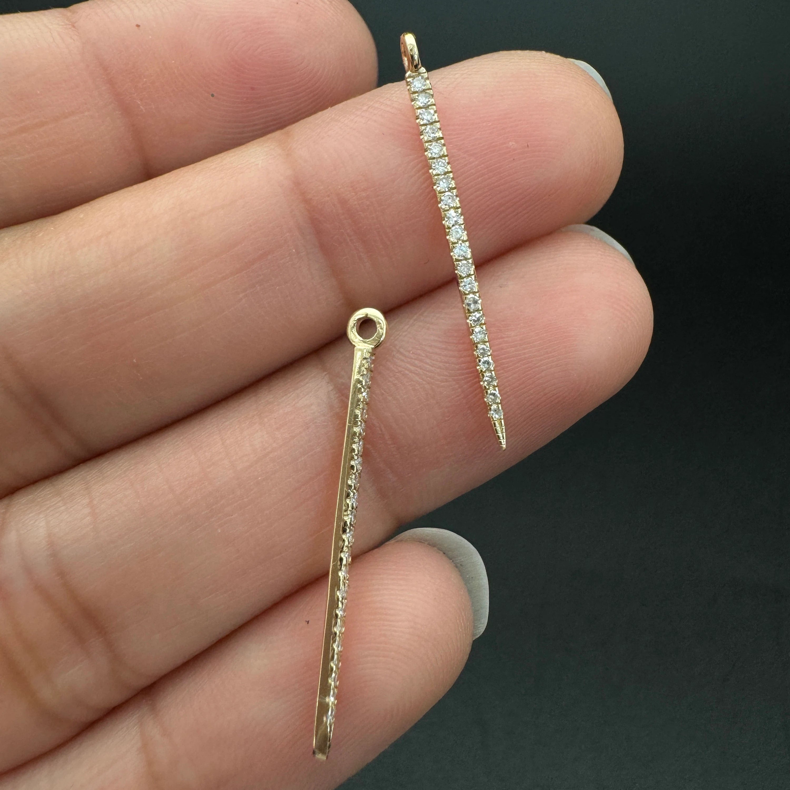 Diamond Spike Charm