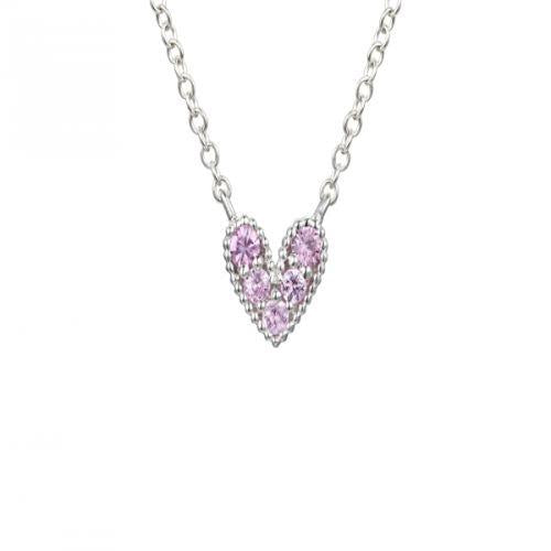 Sapphire Heart Necklace