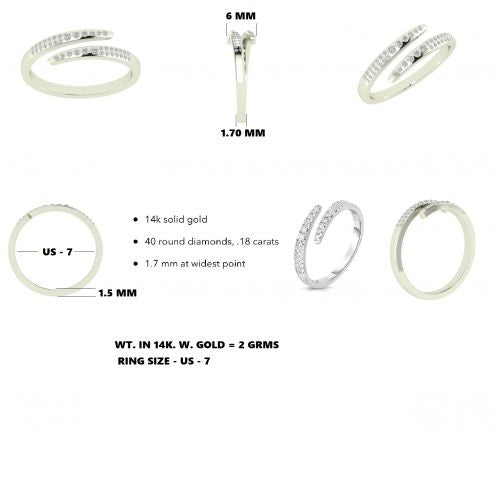 14k Gold Diamond Ring