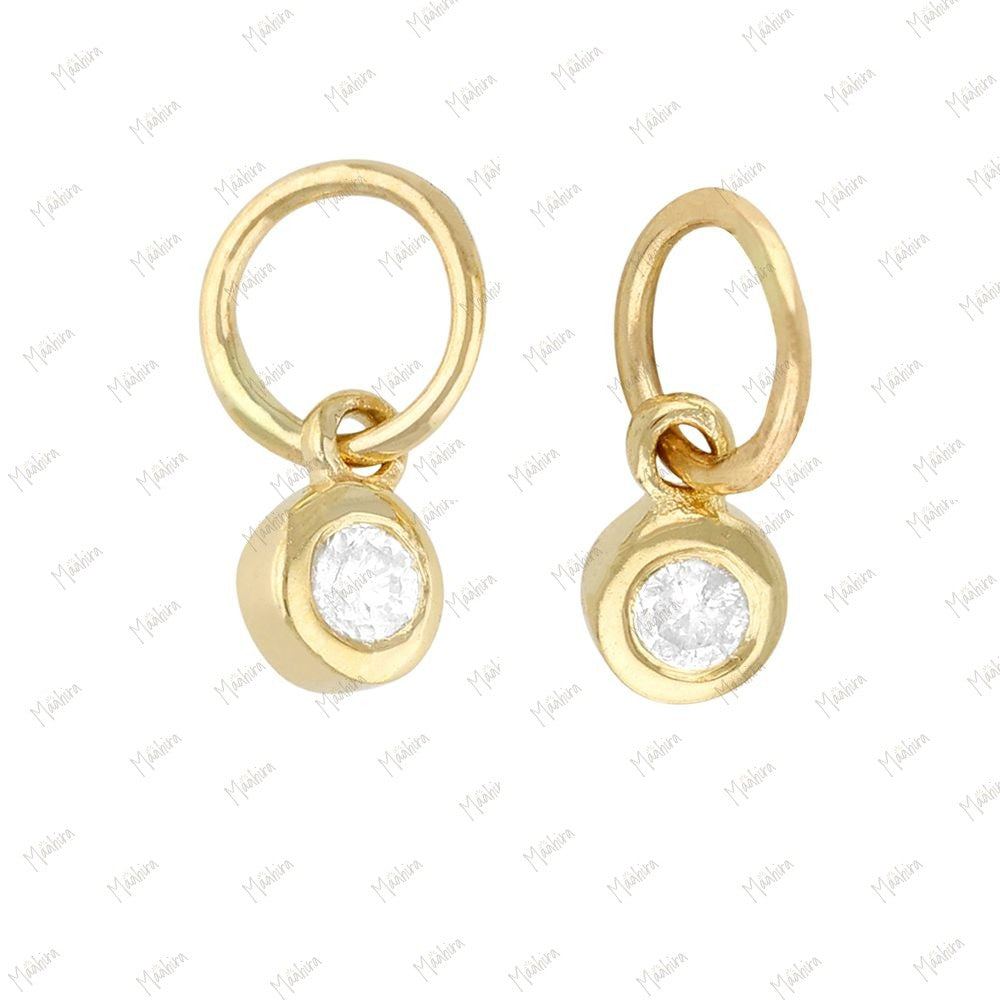 Diamond Bezel Charm 3mm With Extra Outer Ring 4.30mm