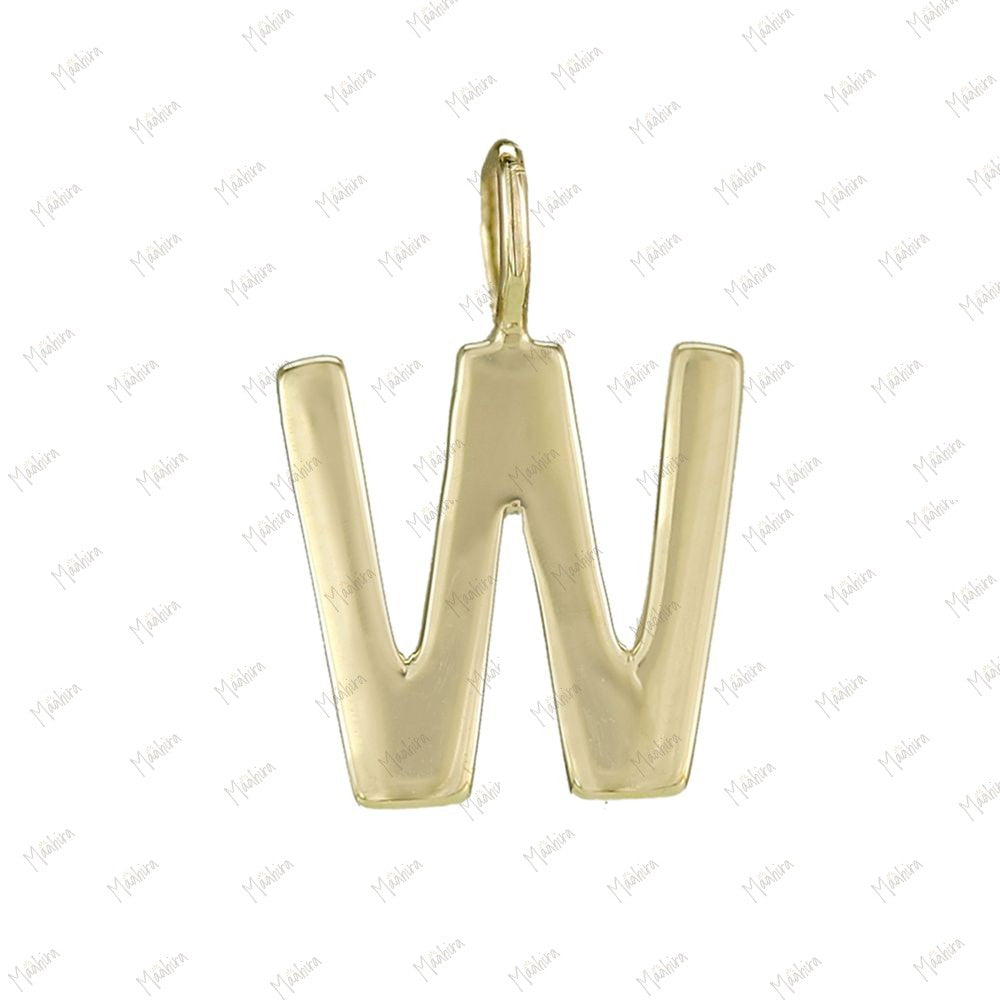 Initial Letter Charm W 8mm (JR 3mm)