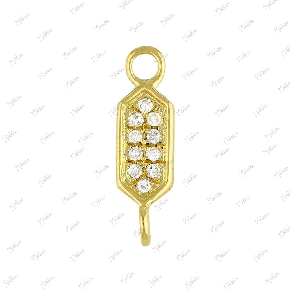 Diamond Connector Charm 3.40x7mm