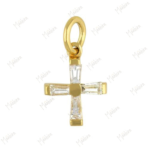 Diamond Cross Charm