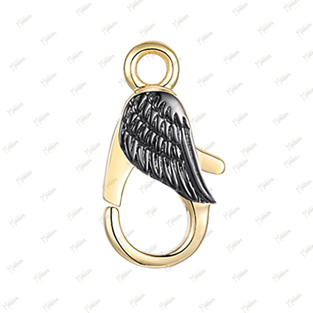 Wings Lobster Claw Clasp 12x7.85mm