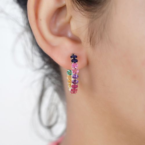 Multi Color Hoop 24mm Outer