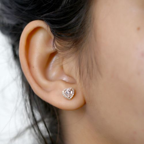 Morganite Earrings