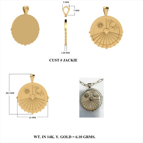 Moon Star Pendant