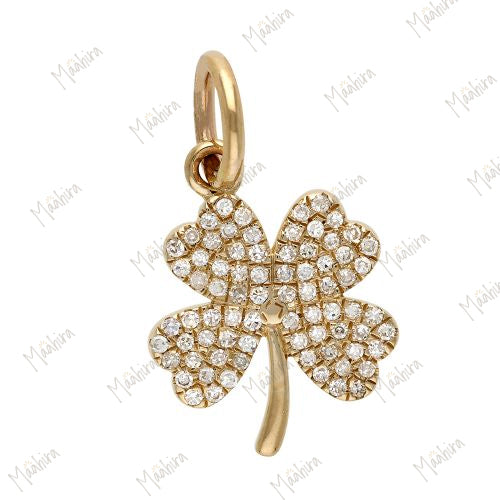 Diamond Clover Pendant