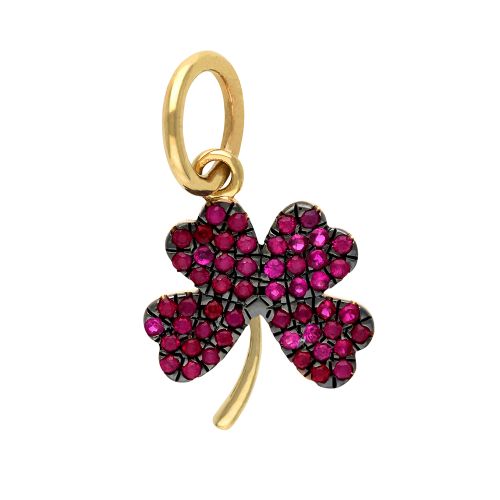 Diamond Clover Pendant