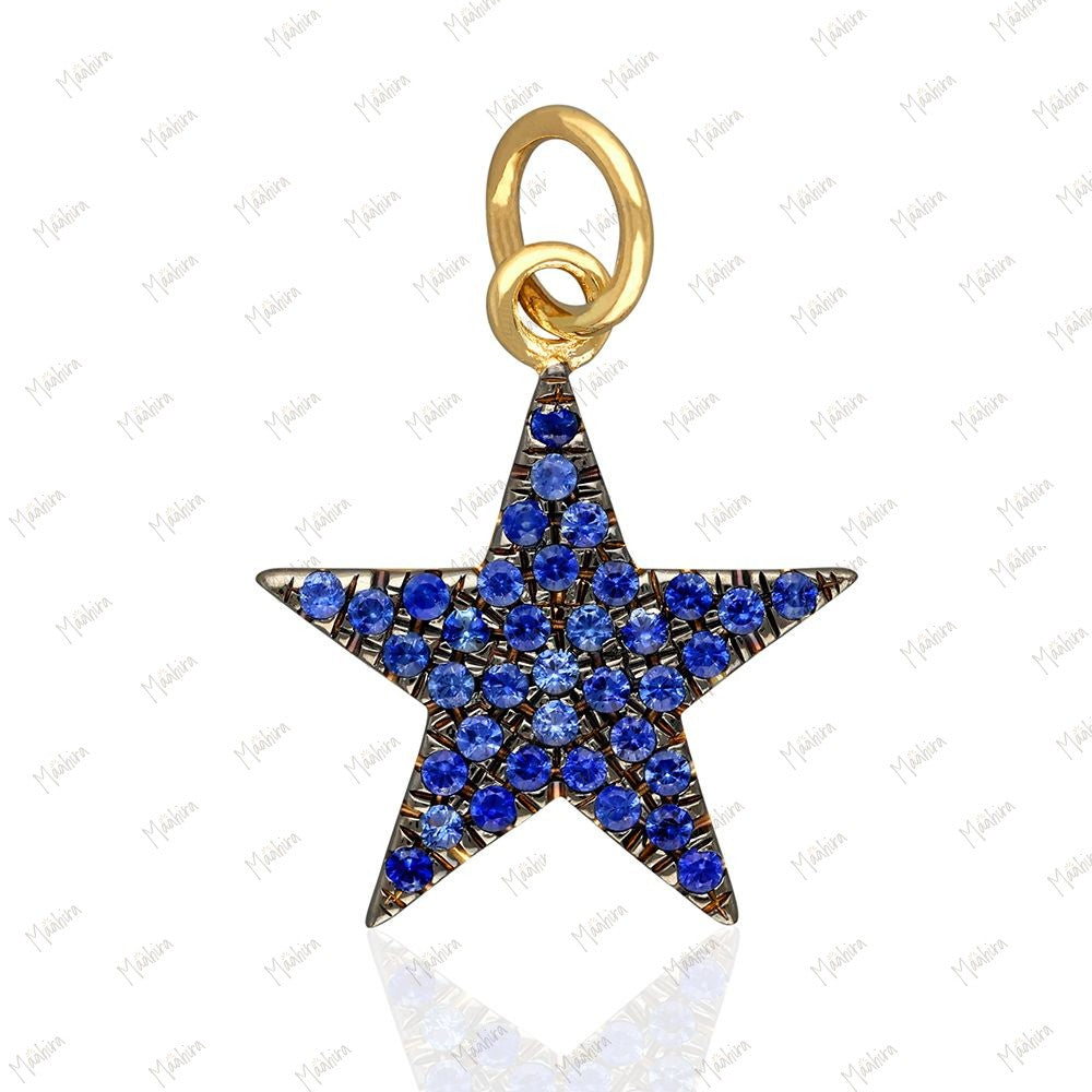 Diamond Star Pendant 13mm