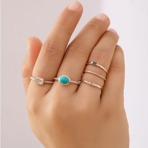 Oval Turquoise Ring