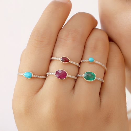 Turquoise Ring in US size 6