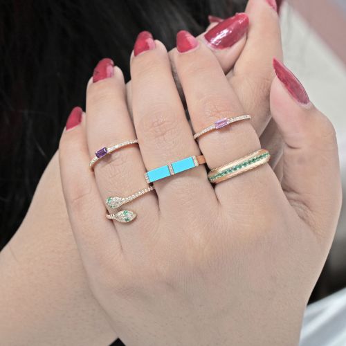 Yellow Gold Emerald Ring