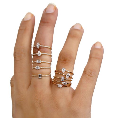 Marquise Solitaire Ring