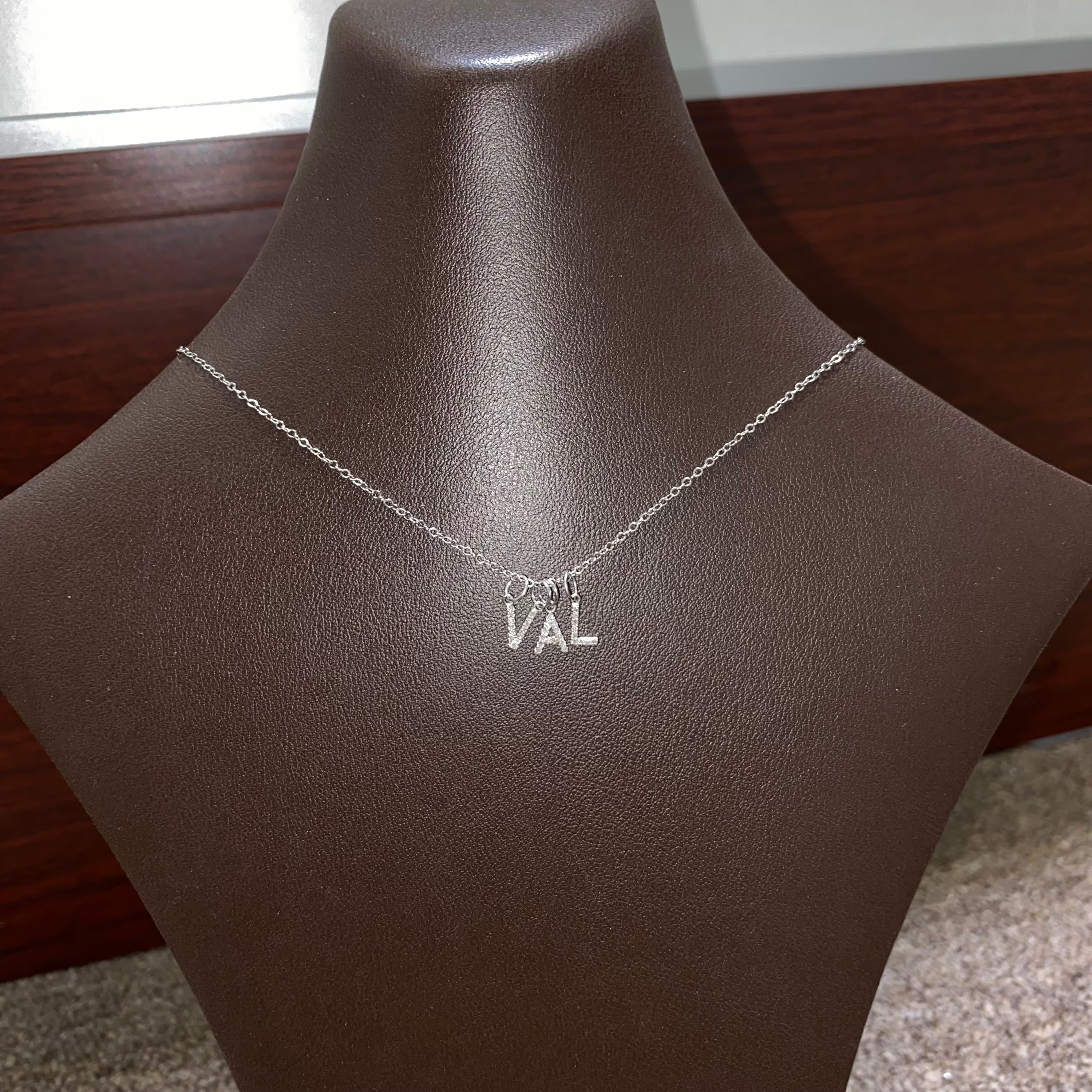 "L" Diamond Charm