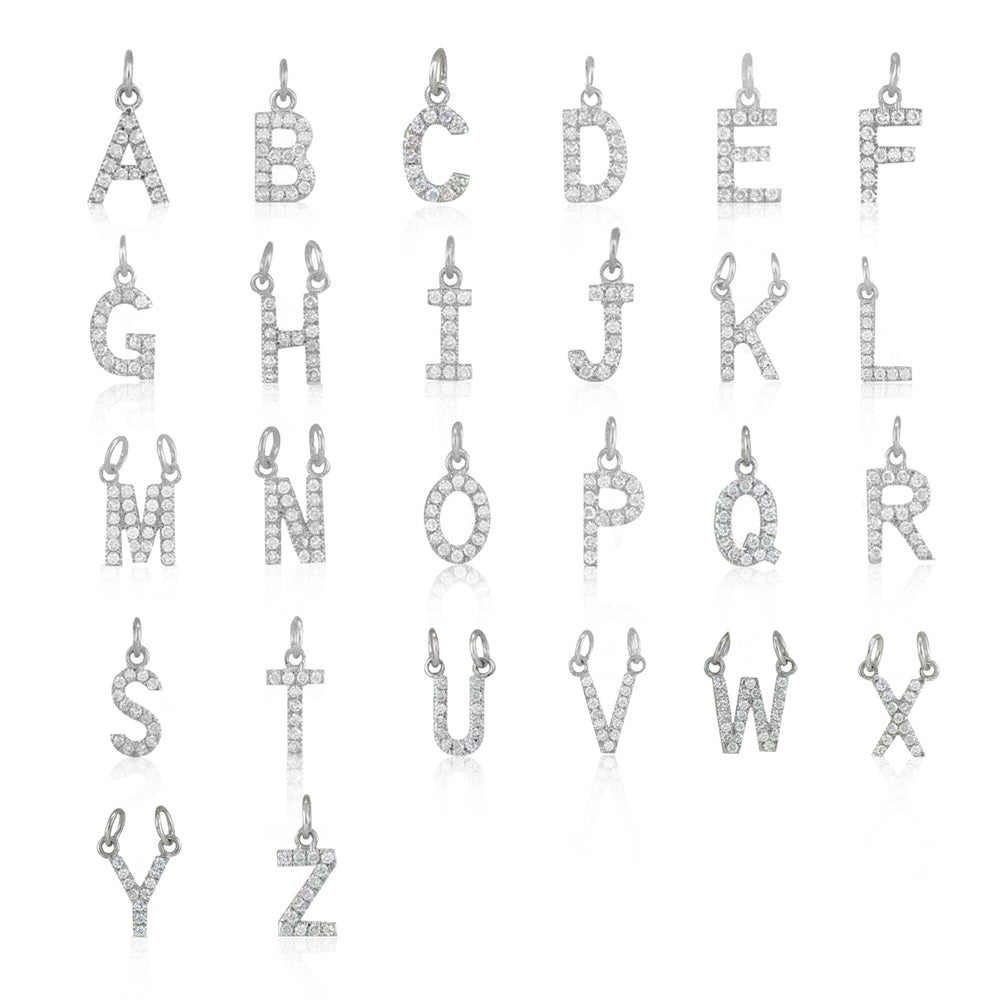 "U" Diamond Charm