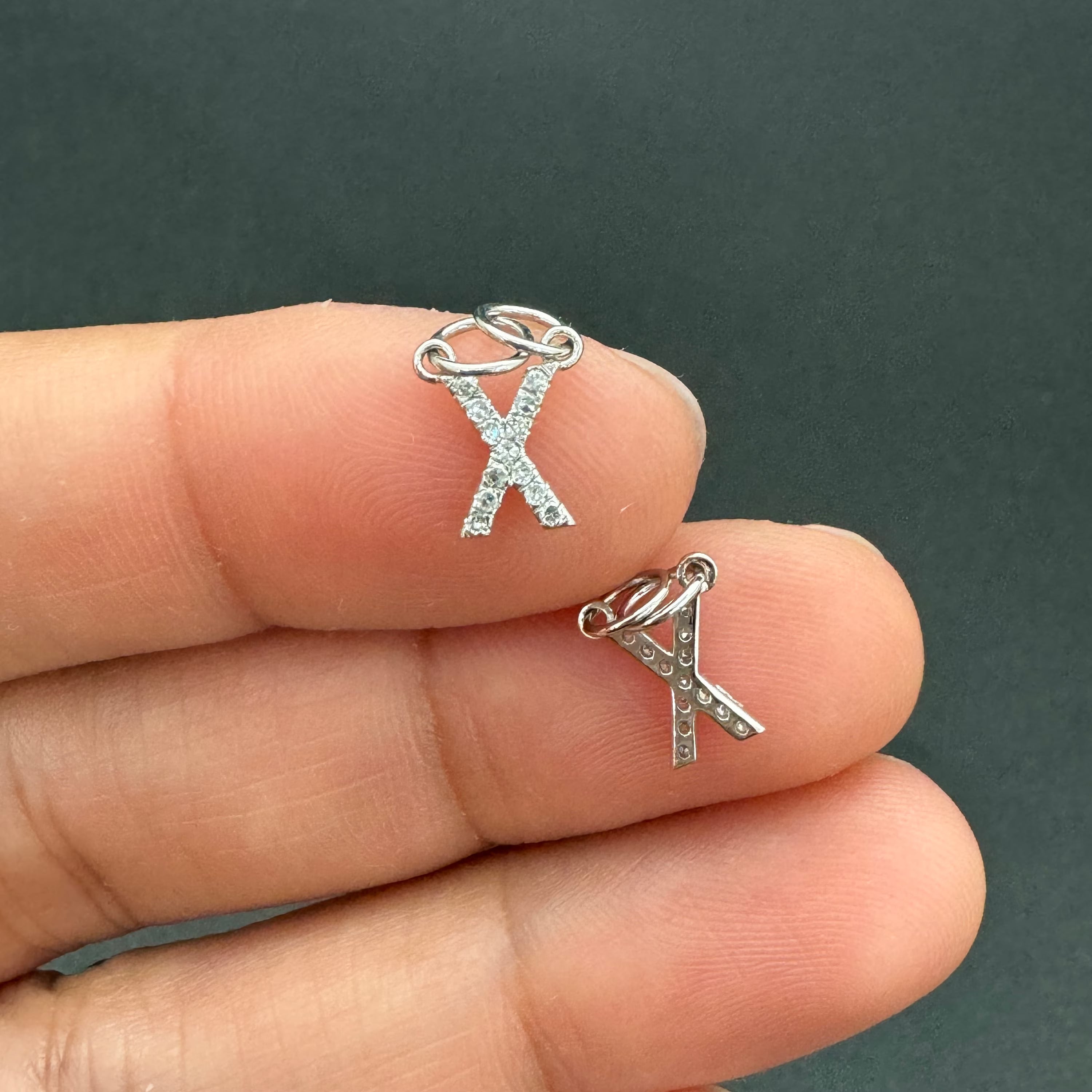 "X" Diamond Charm