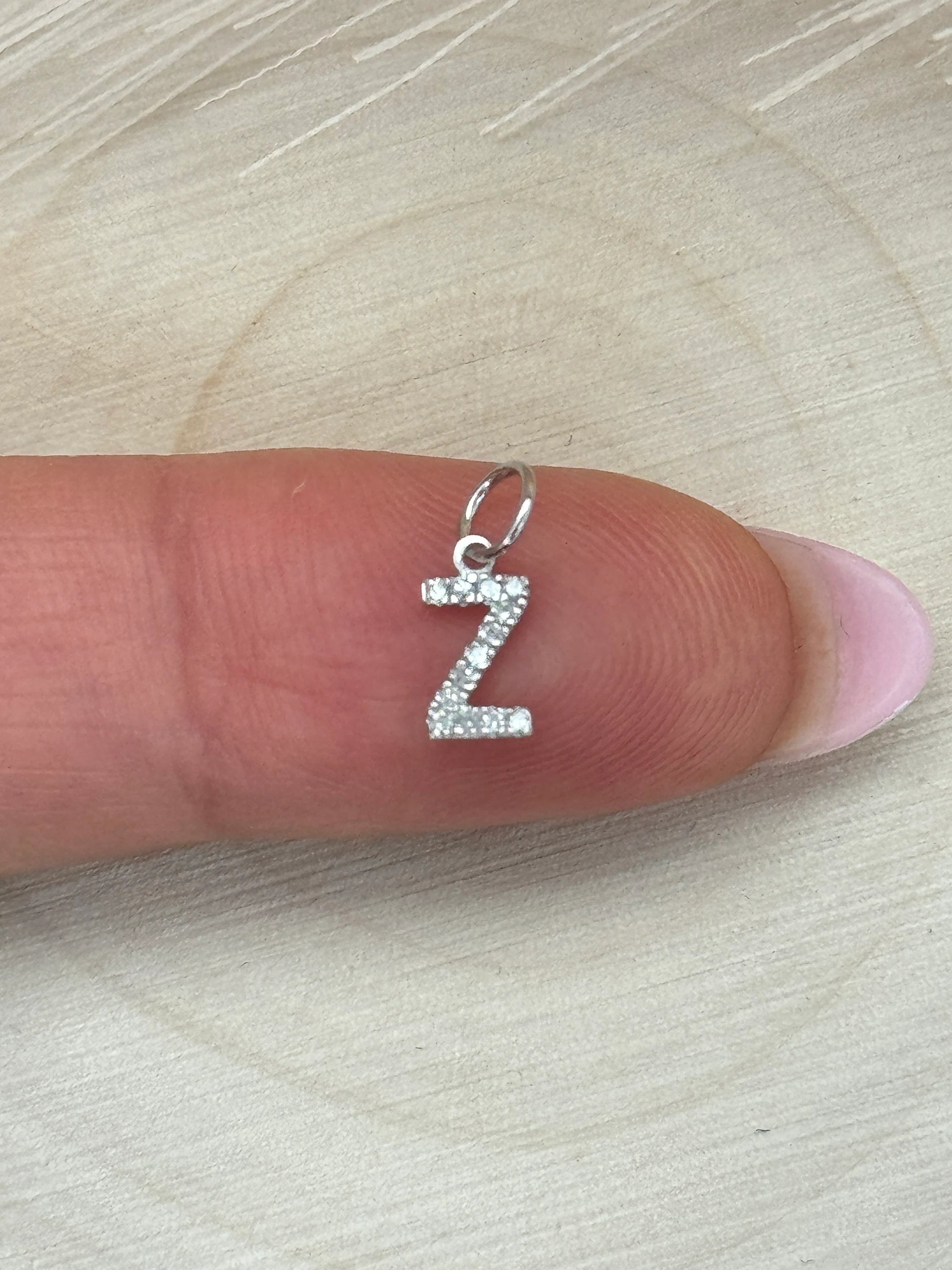 "Z" Diamond Charm
