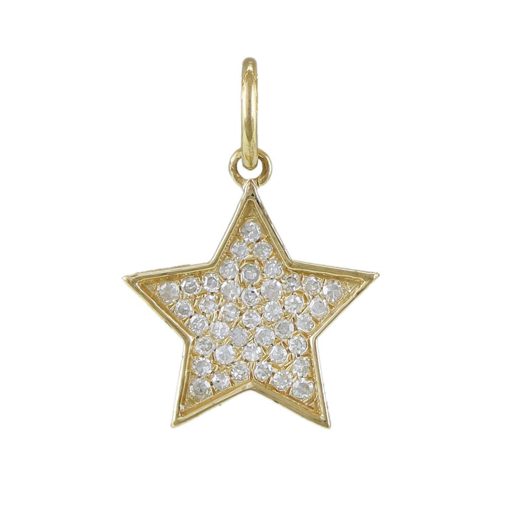 Diamond Star Charm 10mm